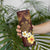 Polynesian Turtle Skinny Tumbler Plumeria Hibiscus Pattern Oxblood