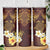 Polynesian Turtle Skinny Tumbler Plumeria Hibiscus Pattern Oxblood