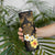 Polynesian Turtle Skinny Tumbler Plumeria Hibiscus Pattern Black Color