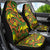 New Zealand Kowhai Flowers Car Seat Cover Maori Koru Pattern