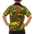 New Zealand Kowhai Flowers Kid Hawaiian Shirt Maori Koru Pattern