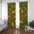 New Zealand Kowhai Flowers Window Curtain Maori Koru Pattern