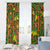 New Zealand Kowhai Flowers Window Curtain Maori Koru Pattern