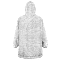Samoan Tatau Wearable Blanket Hoodie Tattoo Reveal Effect