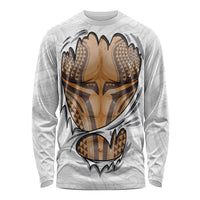 Hawaiian Kakau Long Sleeve Shirt Aquaman Tattoo Reveal Effect