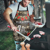 Pearl Harbor Remembrance Day Apron Memories of December 7 with Red Poppy Lei LT03 - Polynesian Pride