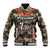 Pearl Harbor Remembrance Day Personalized Baseball Jacket Memories of December 7 with Red Poppy Lei - Polynesian Pride