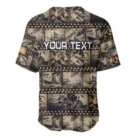 Pearl Harbor Remembrance Day Personalized Baseball Jersey Memories of December 7 with Red Poppy Lei - Polynesian Pride