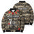 Pearl Harbor Remembrance Day Personalized Bomber Puffer Jacket Memories of December 7 with Red Poppy Lei - Polynesian Pride
