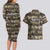 Pearl Harbor Remembrance Day Personalized Couples Matching Long Sleeve Bodycon Dress and Hawaiian Shirt Memories of December 7 with Red Poppy Lei - Polynesian Pride
