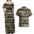Pearl Harbor Remembrance Day Personalized Couples Matching Off Shoulder Maxi Dress and Hawaiian Shirt Memories of December 7 with Red Poppy Lei - Polynesian Pride