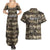 Pearl Harbor Remembrance Day Personalized Couples Matching Summer Maxi Dress and Hawaiian Shirt Memories of December 7 with Red Poppy Lei - Polynesian Pride