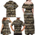 Pearl Harbor Remembrance Day Personalized Family Matching Off Shoulder Maxi Dress and Hawaiian Shirt Memories of December 7 with Red Poppy Lei - Polynesian Pride