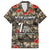 Pearl Harbor Remembrance Day Personalized Family Matching Off Shoulder Short Dress and Hawaiian Shirt Memories of December 7 with Red Poppy Lei - Polynesian Pride