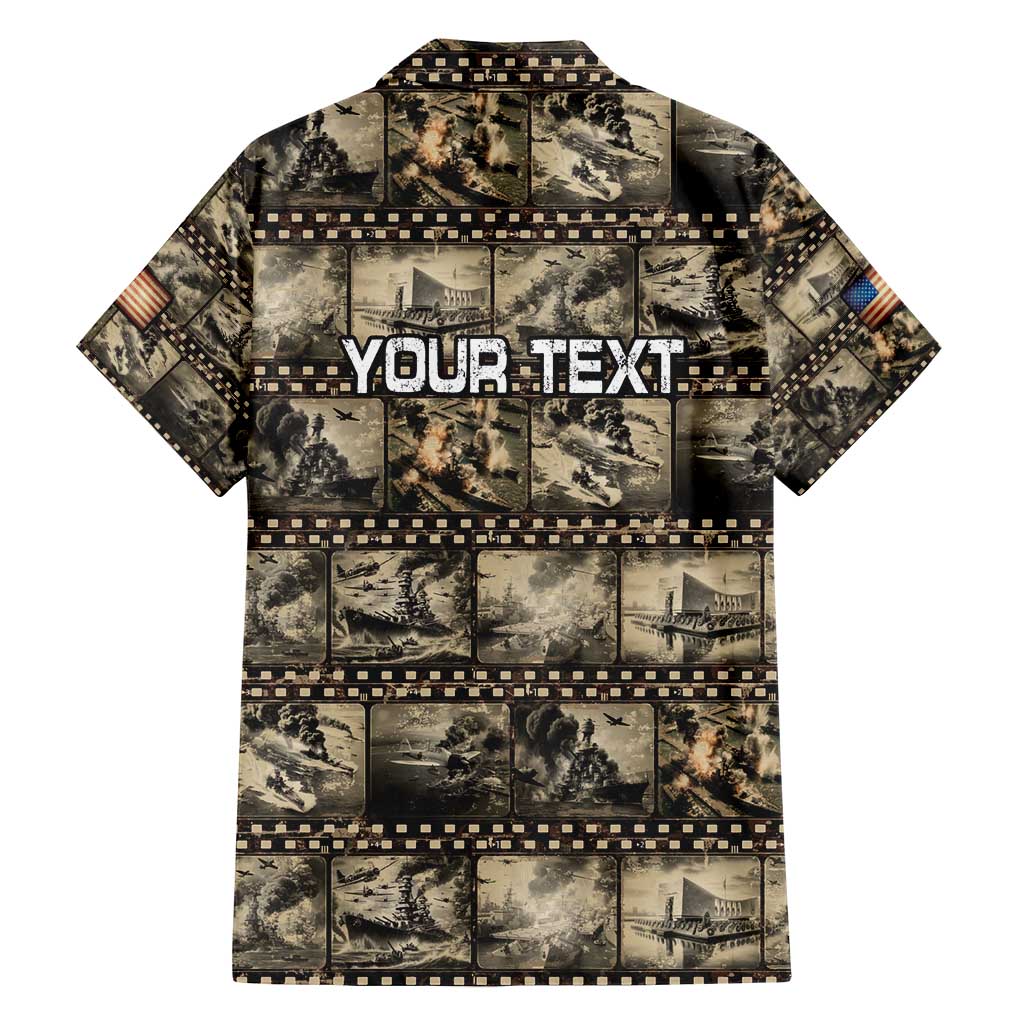 Pearl Harbor Remembrance Day Personalized Family Matching Off Shoulder Short Dress and Hawaiian Shirt Memories of December 7 with Red Poppy Lei - Polynesian Pride