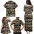 Pearl Harbor Remembrance Day Personalized Family Matching Puletasi and Hawaiian Shirt Memories of December 7 with Red Poppy Lei - Polynesian Pride