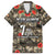 Pearl Harbor Remembrance Day Personalized Family Matching Puletasi and Hawaiian Shirt Memories of December 7 with Red Poppy Lei - Polynesian Pride