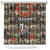 Pearl Harbor Remembrance Day Shower Curtain Memories of December 7 with Red Poppy Lei - Polynesian Pride