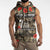 Pearl Harbor Remembrance Day Personalized Sleeveless Hoodie Memories of December 7 with Red Poppy Lei - Polynesian Pride