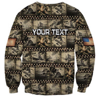 Pearl Harbor Remembrance Day Personalized Sweatshirt Memories of December 7 with Red Poppy Lei LT03 - Polynesian Pride