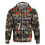 Pearl Harbor Remembrance Day Personalized Zip Hoodie Memories of December 7 with Red Poppy Lei - Polynesian Pride