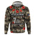 Pearl Harbor Remembrance Day Personalized Zip Hoodie Memories of December 7 with Red Poppy Lei - Polynesian Pride