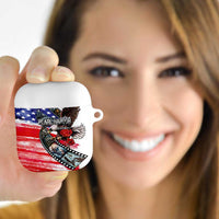 Pearl Harbor Remembrance Day AirPods Case Lest We Forget - The Bald Eagle Remembers LT03 - Polynesian Pride