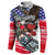 Pearl Harbor Remembrance Day Personalized Button Sweatshirt Lest We Forget - The Bald Eagle Remembers - Polynesian Pride