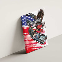 Pearl Harbor Remembrance Day Canvas Wall Art Lest We Forget - The Bald Eagle Remembers LT03 - Polynesian Pride