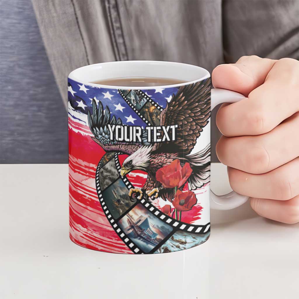 Pearl Harbor Remembrance Day Personalized Ceramic Mug Lest We Forget - The Bald Eagle Remembers LT03 - Polynesian Pride