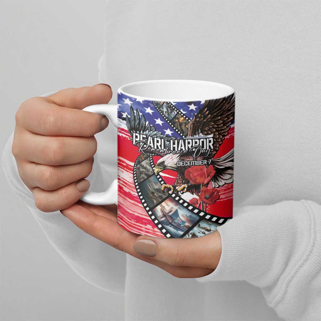 Pearl Harbor Remembrance Day Personalized Ceramic Mug Lest We Forget - The Bald Eagle Remembers LT03 - Polynesian Pride