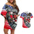 Pearl Harbor Remembrance Day Personalized Couples Matching Off Shoulder Short Dress and Hawaiian Shirt Lest We Forget - The Bald Eagle Remembers - Polynesian Pride