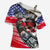 Pearl Harbor Remembrance Day Personalized Cross Shoulder Shirt Lest We Forget - The Bald Eagle Remembers - Polynesian Pride