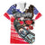 Pearl Harbor Remembrance Day Personalized Family Matching Mermaid Dress and Hawaiian Shirt Lest We Forget - The Bald Eagle Remembers - Polynesian Pride
