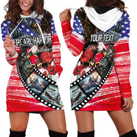 Pearl Harbor Remembrance Day Personalized Hoodie Dress Lest We Forget - The Bald Eagle Remembers - Polynesian Pride