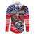 Pearl Harbor Remembrance Day Personalized Long Sleeve Button Shirt Lest We Forget - The Bald Eagle Remembers - Polynesian Pride