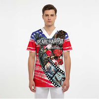 Pearl Harbor Remembrance Day Personalized Scrub Top Lest We Forget - The Bald Eagle Remembers LT03 - Polynesian Pride