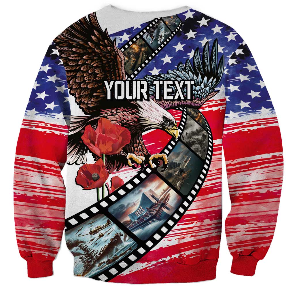 Pearl Harbor Remembrance Day Personalized Sweatshirt Lest We Forget - The Bald Eagle Remembers - Polynesian Pride