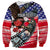 Pearl Harbor Remembrance Day Personalized Sweatshirt Lest We Forget - The Bald Eagle Remembers - Polynesian Pride