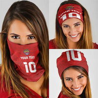 Custom Mate Ma'a Tonga Rugby Neck Gaiter Ngatu Tribal Motifs Sporty Style - Polynesian Pride