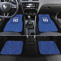 Custom Samoa Rugby Car Mats Tatau Tribal Motifs Sporty Style - Polynesian Pride