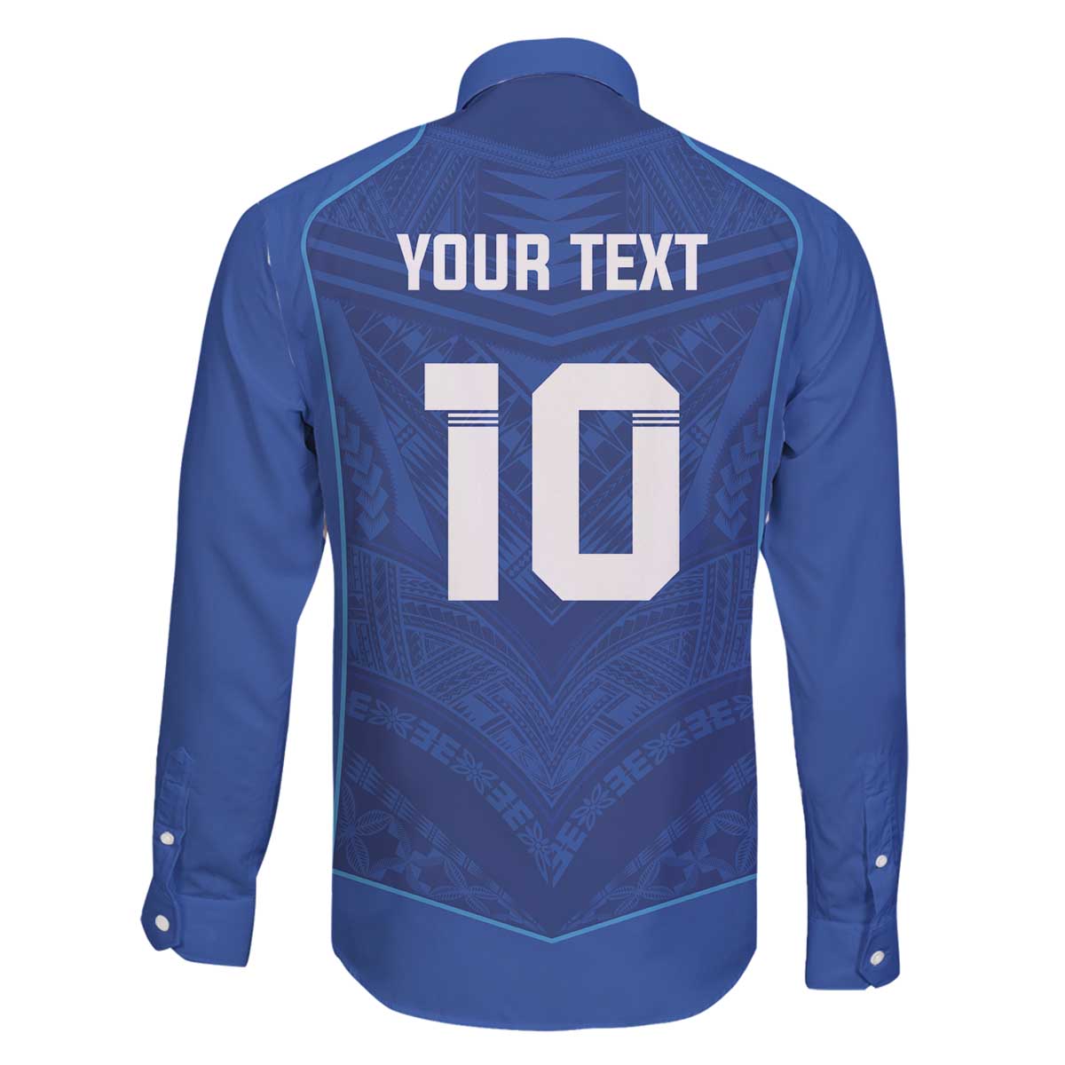 Custom Samoa Rugby Family Matching Off The Shoulder Long Sleeve Dress and Hawaiian Shirt Tatau Tribal Motifs Sporty Style - Polynesian Pride