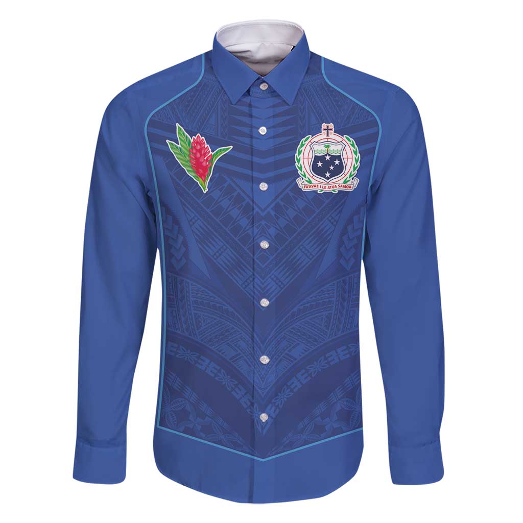 Custom Samoa Rugby Family Matching Off Shoulder Maxi Dress and Hawaiian Shirt Tatau Tribal Motifs Sporty Style - Polynesian Pride