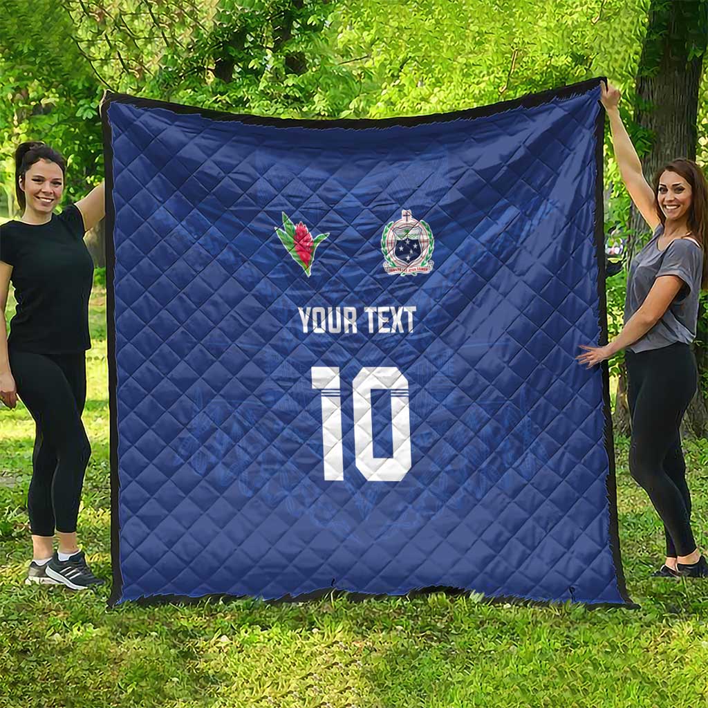 Custom Samoa Rugby Quilt Tatau Tribal Motifs Sporty Style - Polynesian Pride