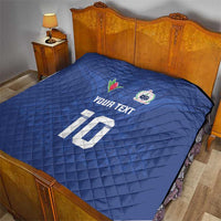 Custom Samoa Rugby Quilt Tatau Tribal Motifs Sporty Style - Polynesian Pride