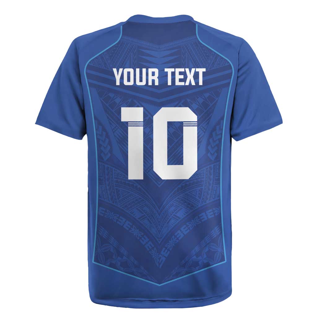 Custom Samoa Rugby Rugby Jersey Tatau Tribal Motifs Sporty Style - Polynesian Pride