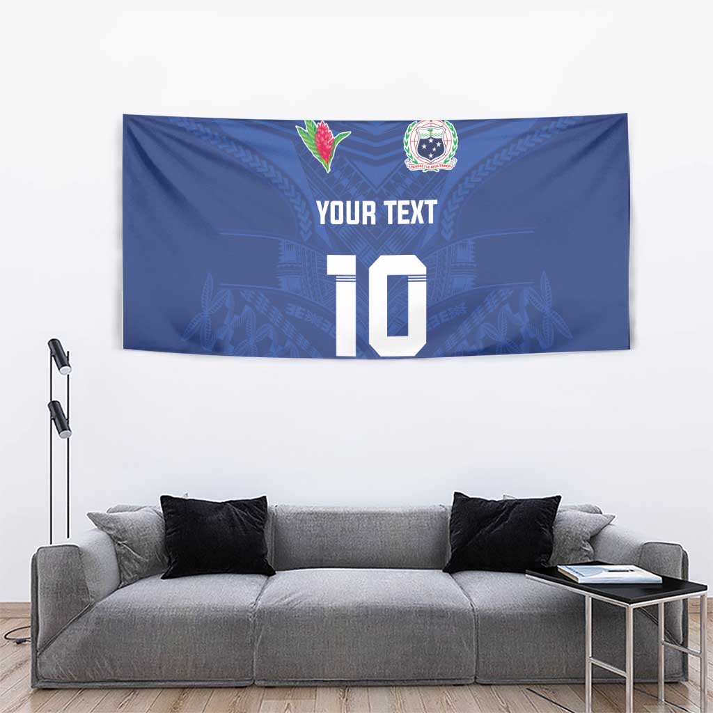 Custom Samoa Rugby Tapestry Tatau Tribal Motifs Sporty Style - Polynesian Pride