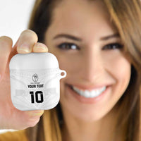 Custom Fiji Rugby AirPods Case Tapa Tribal Motifs Sporty Style - Polynesian Pride