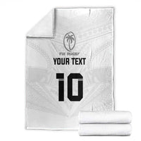 Custom Fiji Rugby Blanket Tapa Tribal Motifs Sporty Style - Polynesian Pride
