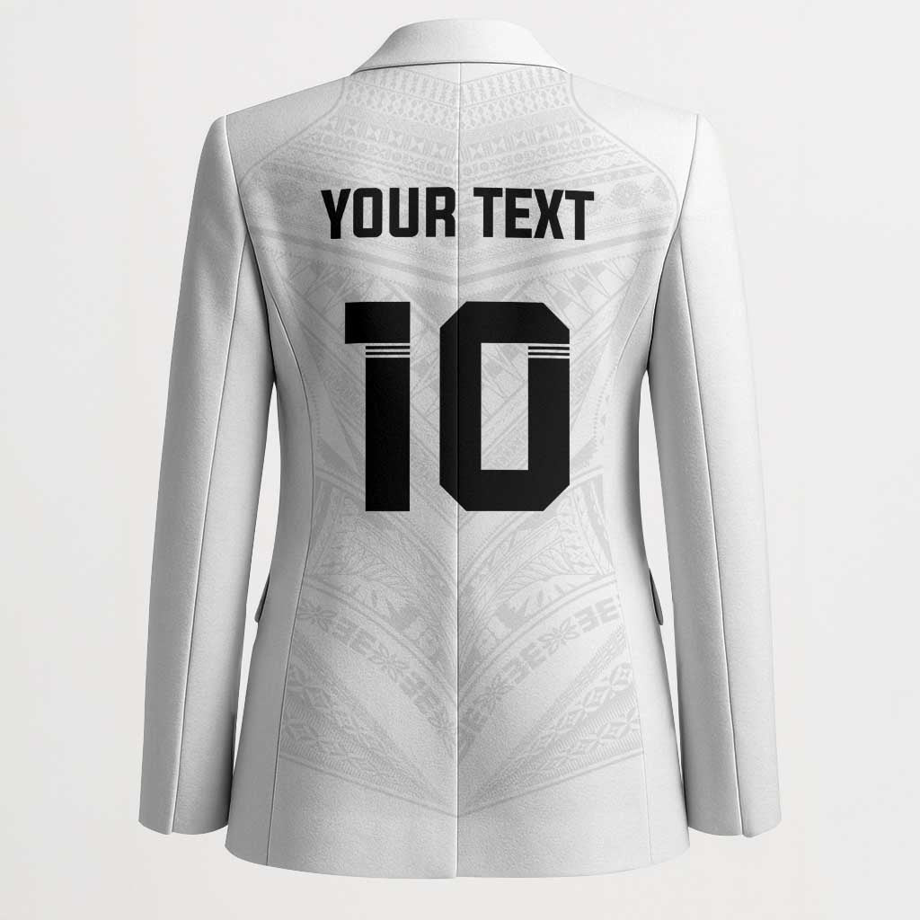 Custom Fiji Rugby Blazer Tapa Tribal Motifs Sporty Style - Polynesian Pride